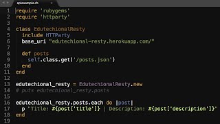 HTTParty class method examples