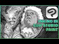 Inking Pencils in Clip Studio Paint- Digital Inking Tricks and First Impressions of CSP