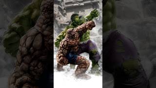 What happened when The Thing and Hulk faced off after the Human Torch's death? || #shorts