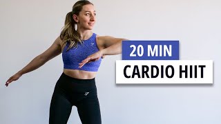 20 MIN Fat Burning Cardio HIIT Workout | Burn up to 300 Calories | No Equipment