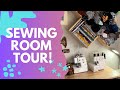 Sewing Room TOUR!  Come on!  Let’s go!