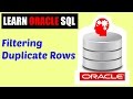 Learn Oracle SQL : Filtering Duplicate Rows ( The DISTINCT Clause )