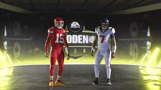 Madden NFL 24 - Kansas City Chiefs Vs Houston Texans Simulation PS5 (Madden 25 R