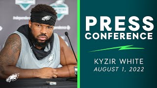 Kyzir White: "Working Towards The Common Goal" | Philadelphia Eagles Press Conference