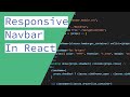 Responsive Navbar In React