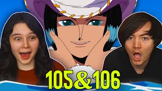 MISS ALL SUNDAY Vs PELL 👒 One Piece Ep 105 & 106 REACTION & REVIEW