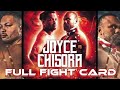 JOE JOYCE VS DEREK CHISORA FULL FIGHT CARD