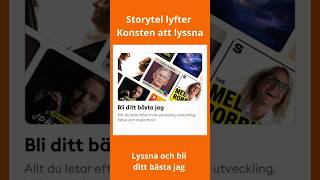 Storytel lyfter podden Konsten att lyssna