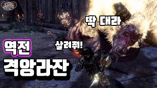 역전 격앙라잔 드디어 나왔다! [용감의 몬스터헌터 아이스본 하이라이트]