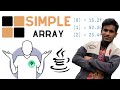 How to create a simple float Array in Java | 3 ways to create an Array in Android Studio Java App