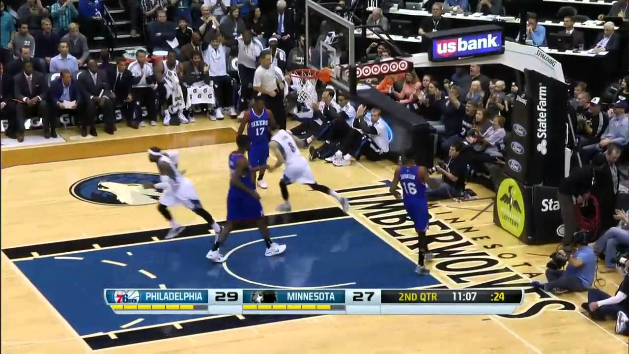 Philadelphia 76ers Vs Minnesota Timberwolves | October 10, 2014 | NBA ...