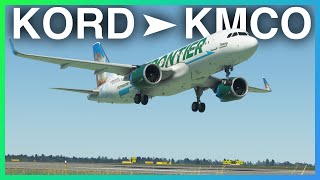 MSFS LIVE | Frontier OPS!!! | KORD-KMCO | FBW A320neo | VATSIM | GSX PRO | TCA | #msfs2020