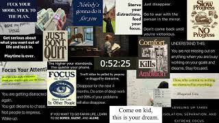 Don’t Disappoint Yourself Again. | 1 Hour Lock-In Study Timer