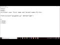 Python CGI Program 5: get method part 2 (with HTML form)