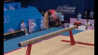 TIAN ZHUOFAN BALANCE BEAM 2024 CHINESE NATIONALS TEAM FINAL