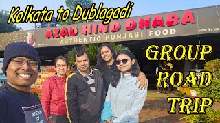 Kolkata to Dublagadi Beach || Azad Hind Dhaba || Road Condition || Toll Plaza || Car Group Trip Ep2