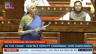 Smt Nirmala Sitharamans reply on The Finance Bill, 2026 & The Appropriation (No.2) Bill, 2026 in RS