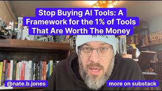 Stop Buying AI Tools: A Framework for The 1% of Tools That Are Worth The Money