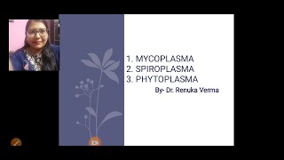 Mycoplasma, Phytoplasma, Spiroplasma (मायकोप्लाज्मा, फायटोप्लाज्मा तथा स्पाइरोप्लाज्मा)