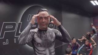 Ben Eddy Training with Eddie Bravo at 10th Planet HQ - Rubber Guard Practice