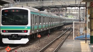 【常磐線】E231系 快速取手行き 発車シーン