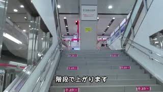 【新宿駅】京王線百貨店口から小田急線南口へ