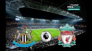 Newcastle United vs Liverpool | Premier League 2022/23 | eFootball PES Gameplay