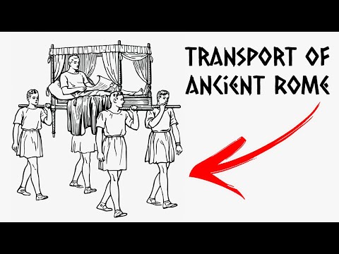 What did the Romans use for transportation?