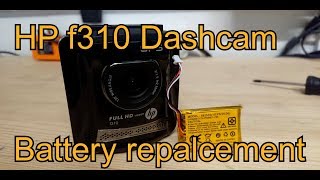 HP F310 Dashcam - Battery replacement