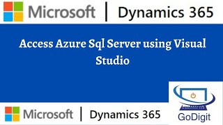 How to Access Azure Sql server and database using Visual Studio