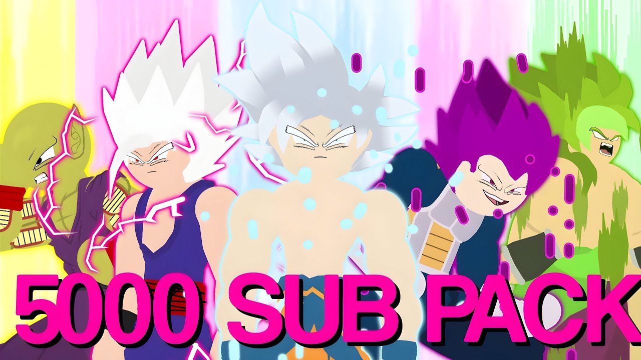 5000 Sub Pack Stick Nodes Youtube