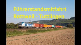 Führerstandsmitfahrt Gäubahn: Rottweil - Tuttlingen