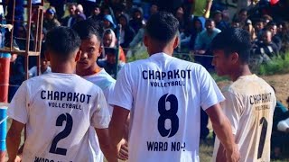 Semi Final Game Chapakot 2 vs Chapakot 6#sanipandey#viral#volleyball#santoshthapa#milanchandthakuri