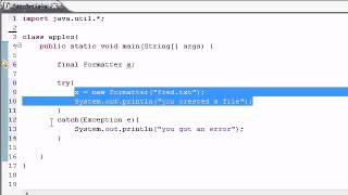 Java Programming Tutorial 79 Creating Files