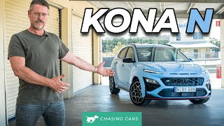 Hyundai Kona N 2022 review | bargain Audi SQ2 and T-Roc R rival driven | Chasing Cars