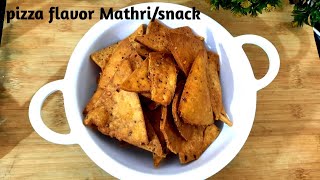 Diwali special Snacks | Mathri with pizza flavor | ଦୀପାବଳି ସ୍ପେଶାଲ ପିଜା ଫ୍ଲେଭର ନିମିକି |