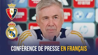 🇫🇷🎙️ LA CONFÉRENCE DE PRESSE DE CARLO ANCELOTTI 🆚 OSASUNA