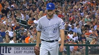 KC@DET: Duffy fans five over 7 2/3 solid innings