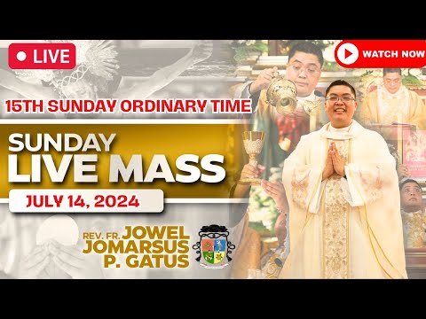 SUNDAY FILIPINO LIVE MASS TODAY ONLINE II JULY 14, 2024 II FR. JOWEL JOMARSUS GATUS