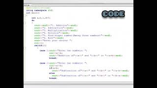 All basic Arithmetic operations program (C++). Source code Link in description