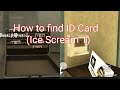 How to find ID Card|Ice Scream1|