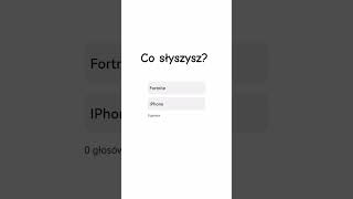 Co słyszysz?