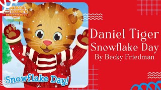 ❄️ Daniel Tiger Snowflake Day ❄️ Disney Stories for Kids Read Aloud [ READ ALONG VIDEO ]