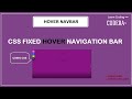 how to make a hover  side navbar in css/