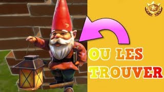 emplacement de 7 nains de jardin fortnite - emplacement des nains sur fortnite