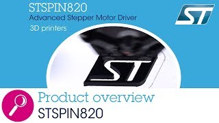 STSPIN820, silent, high-precision all-in-one advanced motor driver