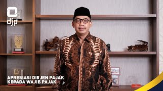 Apresiasi Direktur Jenderal Pajak