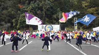 周布っ子おどり隊その１　２０１９日原らっせによさこい祭り