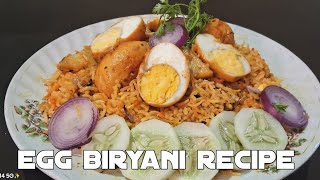 Egg biryani recipe ll simple and tasty recipe ll अंडा बिरयानी रेसिपी ll