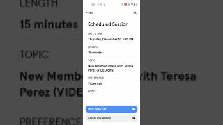 How to connect to video visits - Android